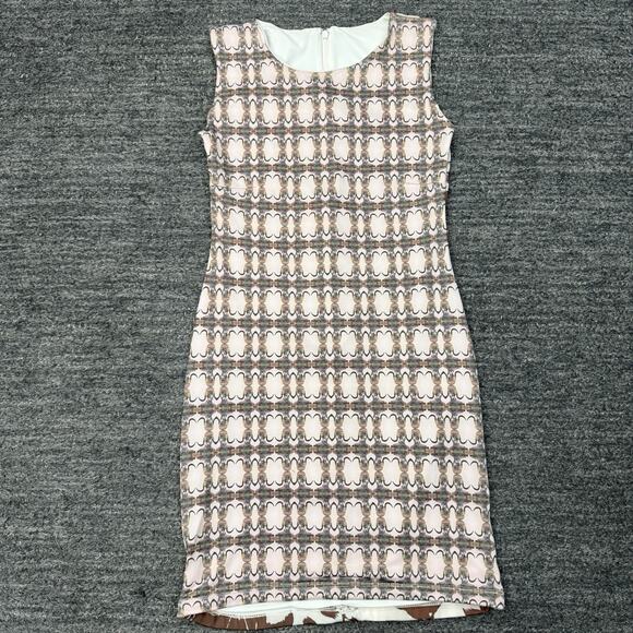 VIntage Versace Mini Dress Women 4 Geometric Stretch Born Free Africa USA Y2K - Picture 1 of 11